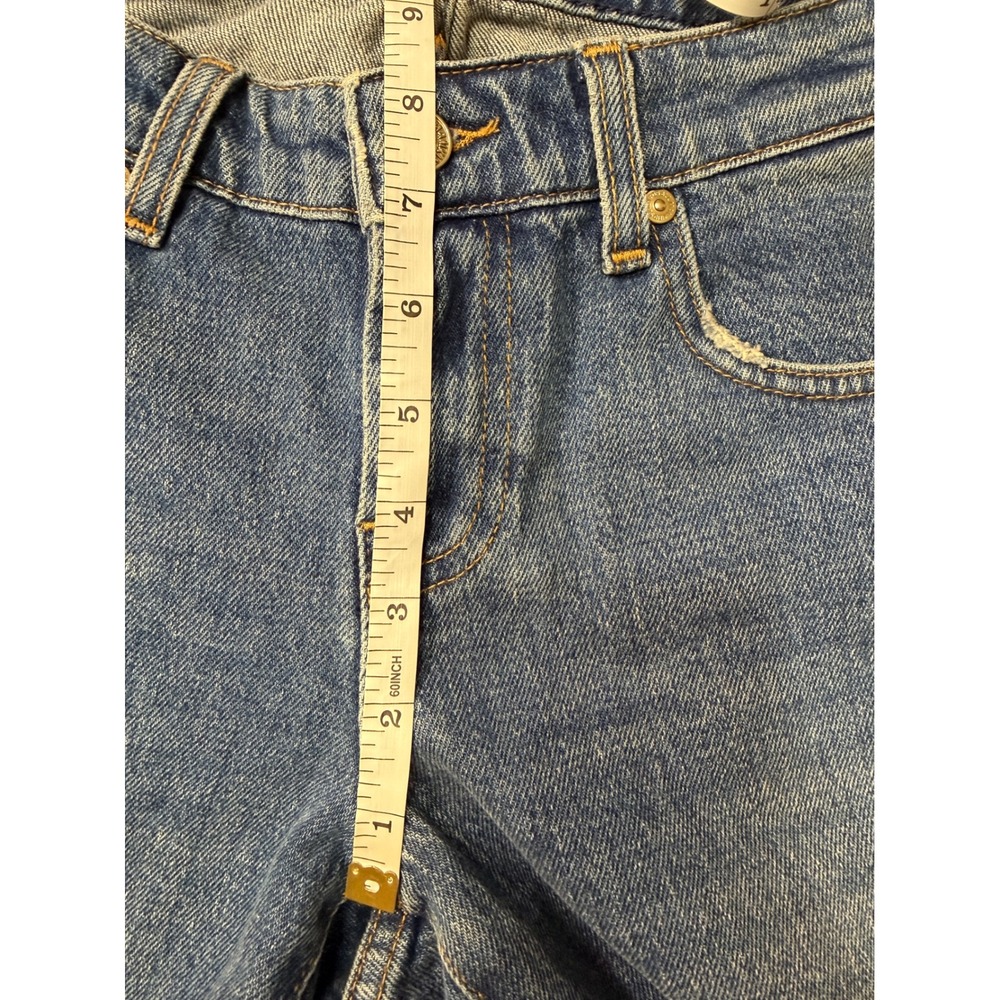7 For All Mankind Low Cigarette Jeans Women 28 Blue NWT Straight Leg Denim - Picture 5 of 6